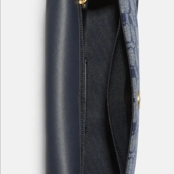 NWT Coach Turner Flap Crossbody In Signature Chambray - Picture 7 of 7